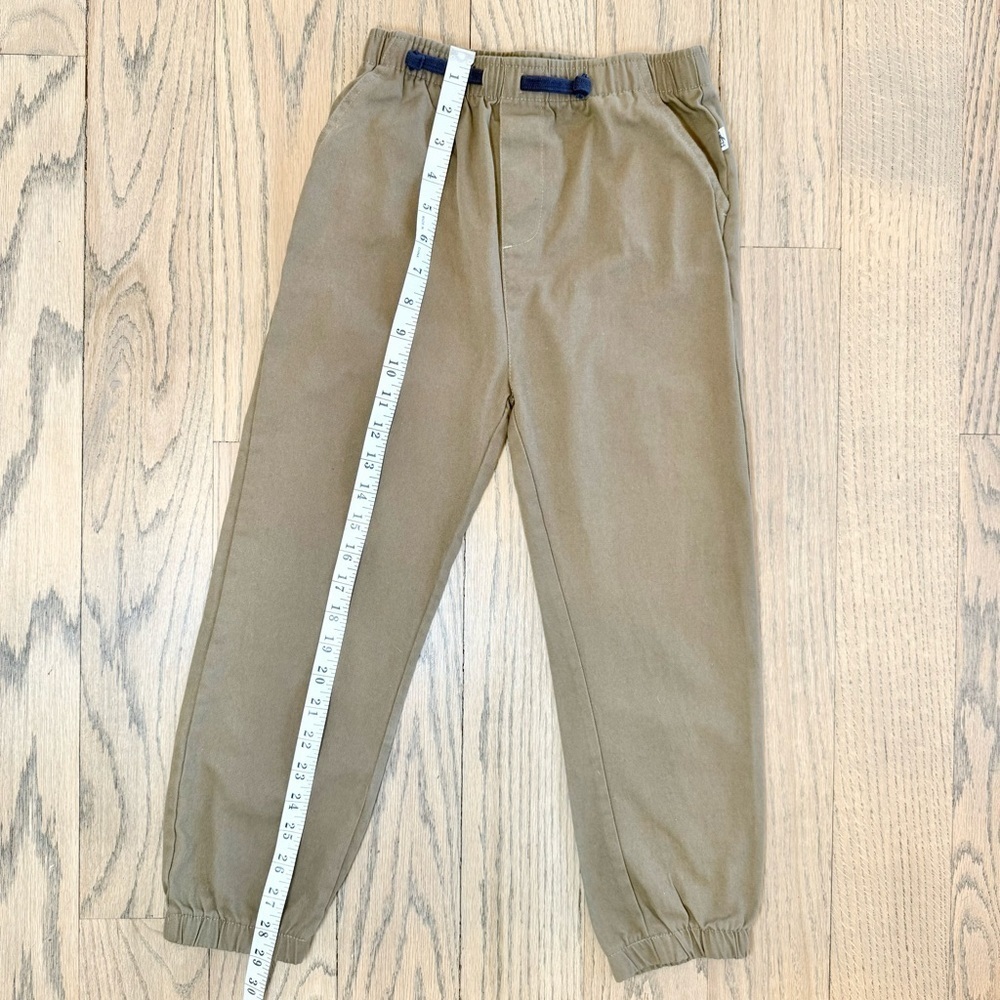 An Original Penguin Boys Khaki Elasticized Waist Jogger Pants with Pockets Sz 7Y - Picture 7 of 13